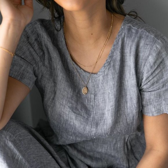 Pisces Bohemian Zodiac Minimalist Charm Necklace - Picture 10 of 13